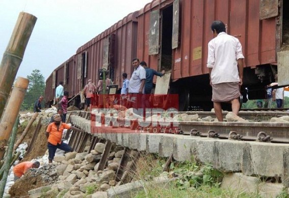 Train service halts in Landslide at Pecharthal